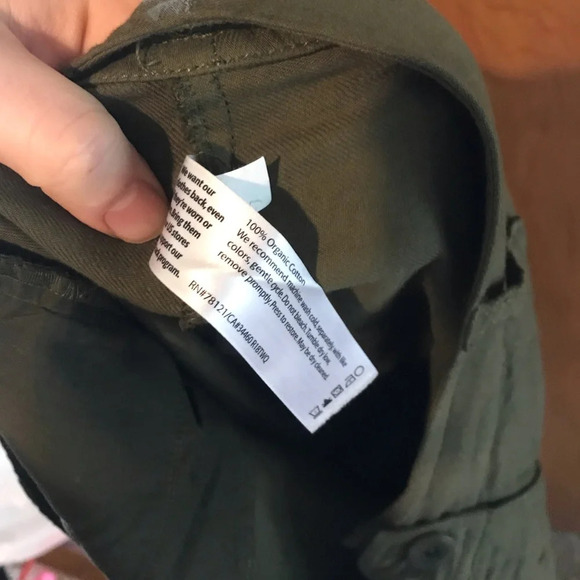 Eileen Fisher olive green pants, size 6 - Picture 5 of 5